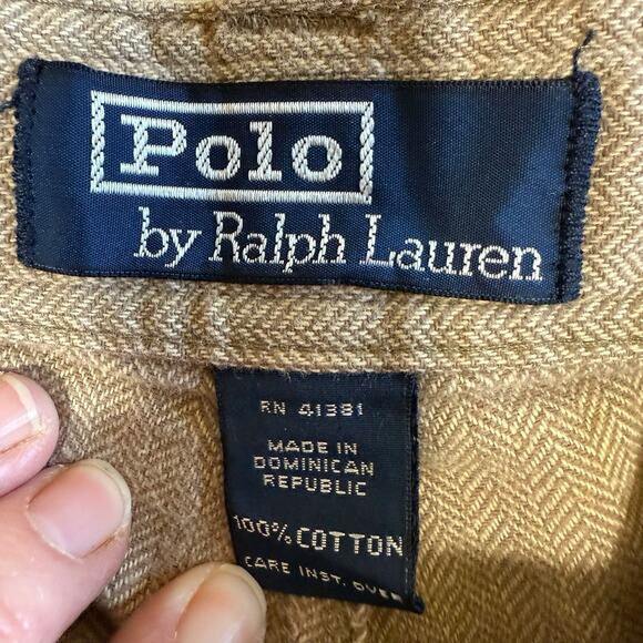Vtg Y2K 90s Polo By Ralph Lauren Cargo Pants Military Gorpcore 33X32 Preppy Prep - Picture 5 of 10